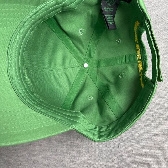 John Deere Hat Adult Adjustable Strap Back Green Cap Nothing Runs Like A Deere - Picture 7 of 9